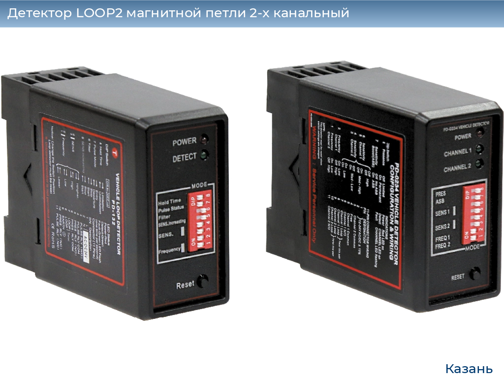 Детектор LOOP2 магнитной петли 2-x канальный, kazan.doorhan.ru