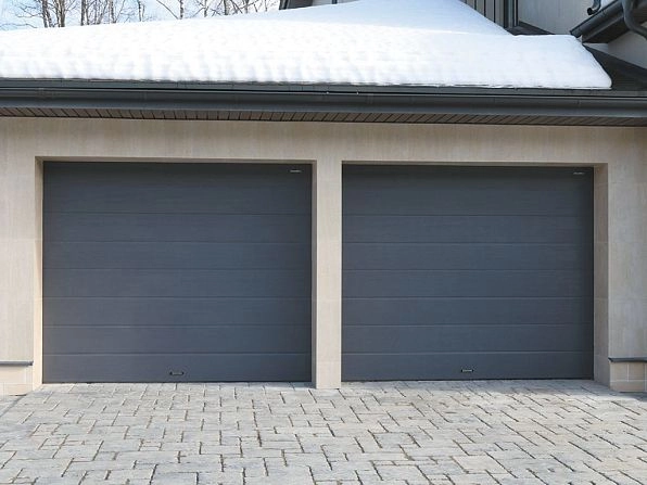Секционные ворота 2900х2250 мм антрацитовые DoorHan RSD02, kazan.doorhan.ru